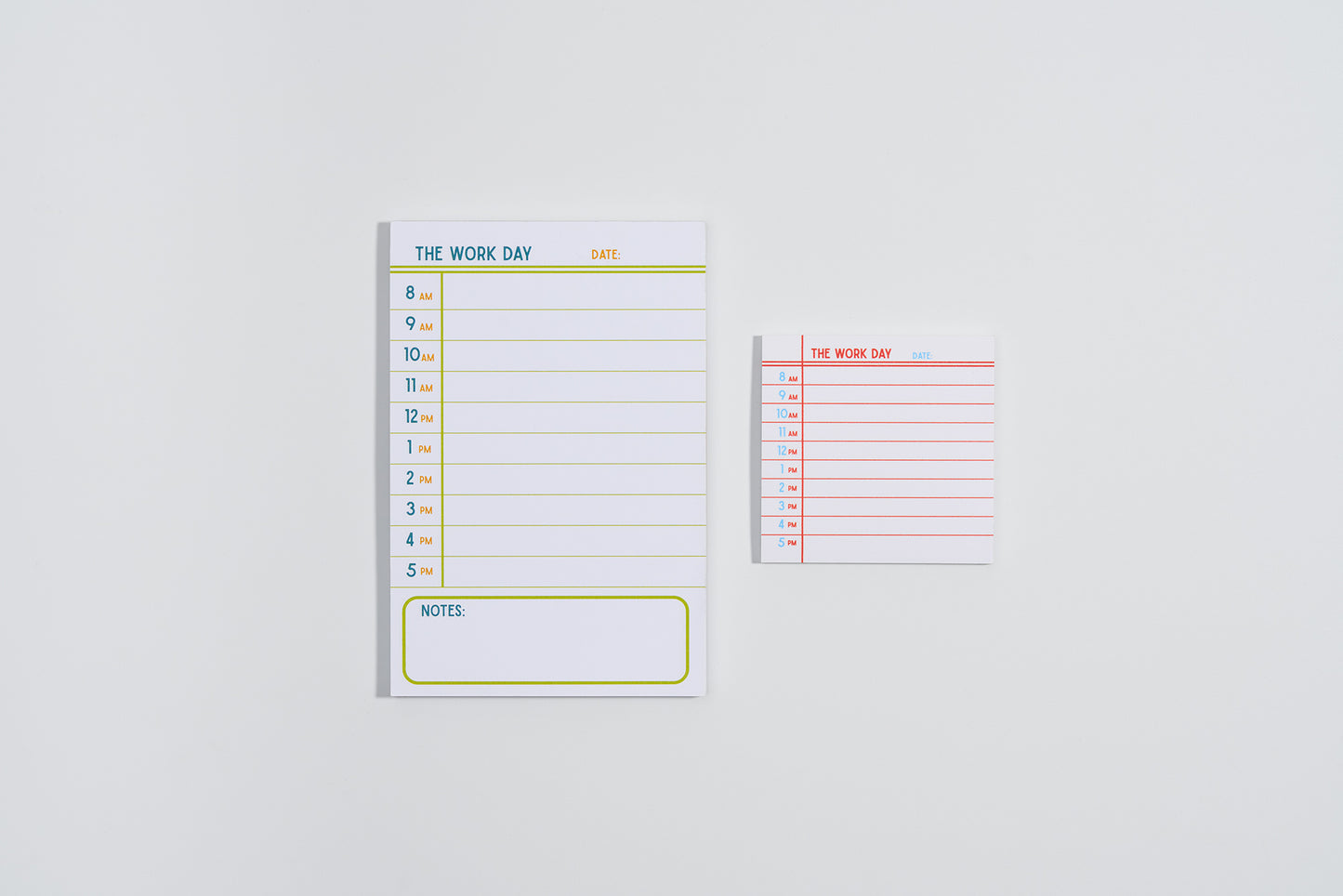 The Work Day 4x6 Notepad