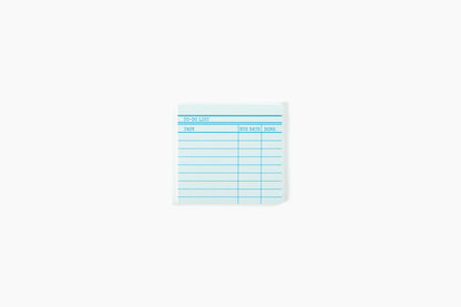 Library Card Post-It Notes Sticky Notes - Green