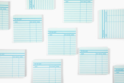 Library Card Post-It Notes Sticky Notes - Green