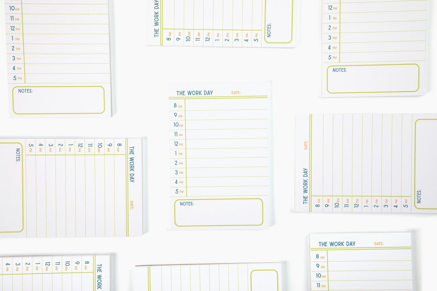 The Work Day 4x6 Notepad