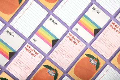 Wonky Orange Notepad
