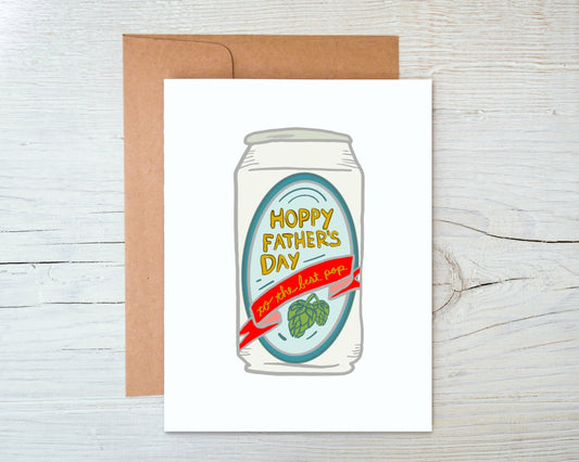 Funny Beer Can Father’s Day Card